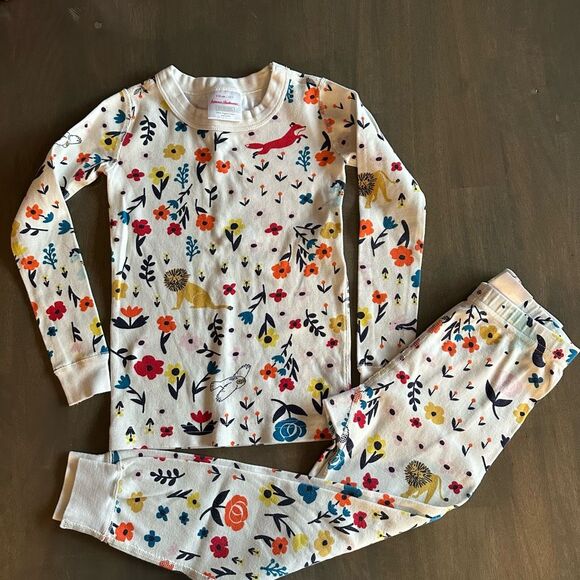 Hanna Andersson size 5 Make It Magic Long John Pajamas - Picture 2 of 9